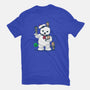 Puft Buddies-womens fitted tee-DoOomcat
