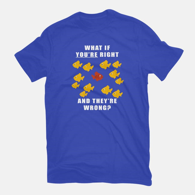 What if You're Right and They're Wrong-mens basic tee-belial90