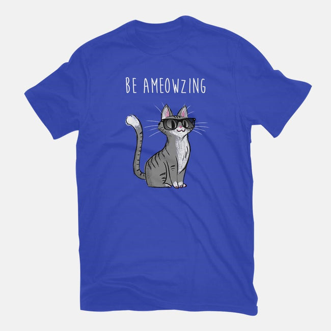Be Ameowzing-womens fitted tee-ursulalopez