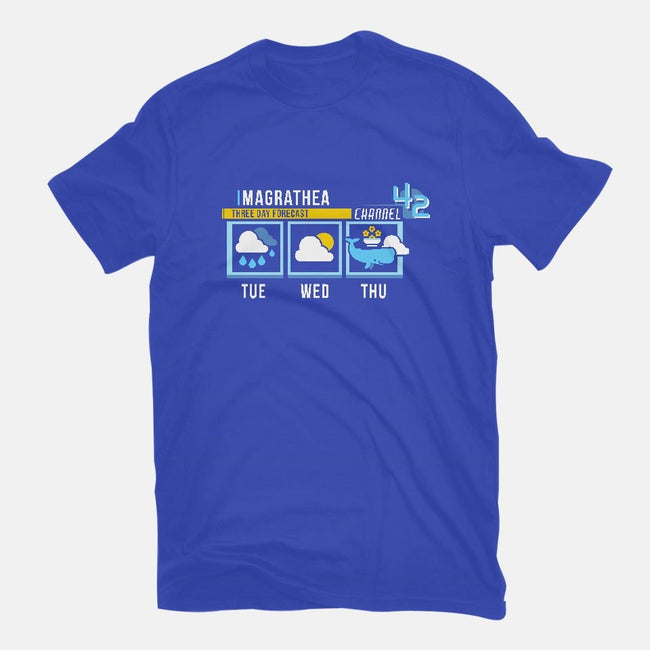 Magrathea Forecast-womens fitted tee-chocopants