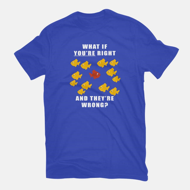 What if You're Right and They're Wrong-womens basic tee-belial90