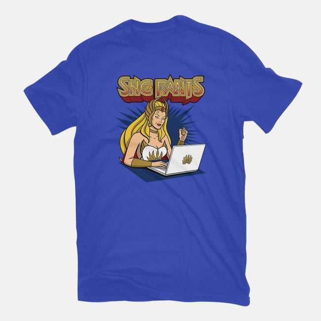 She Rants-womens fitted tee-Boggs Nicolas