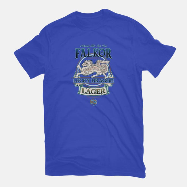 Lucky Dragon Lager-mens basic tee-etcherSketch