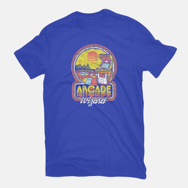 Arcade Wizardry-mens basic tee-artlahdesigns