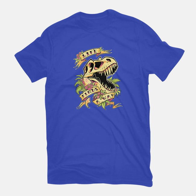 Life Finds a Way-mens premium tee-Squeedge Monster