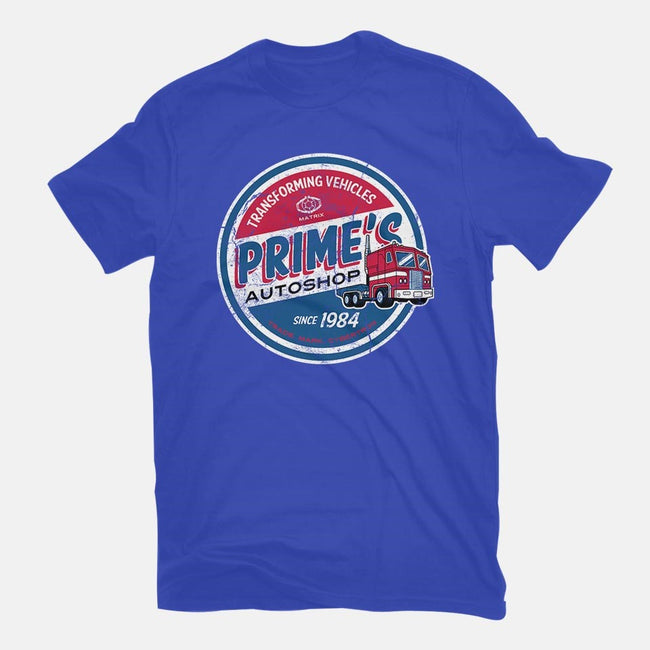 Prime's Autoshop-womens basic tee-Nemons