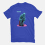 Blue Thinker-womens fitted tee-teesgeex