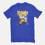 Chibi Kamehameha-womens fitted tee-mankeeboi