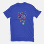 Many Bubbles-womens fitted tee-ursulalopez