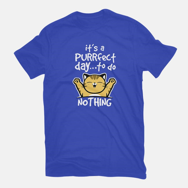 Purrfect Day-womens basic tee-NemiMakeit