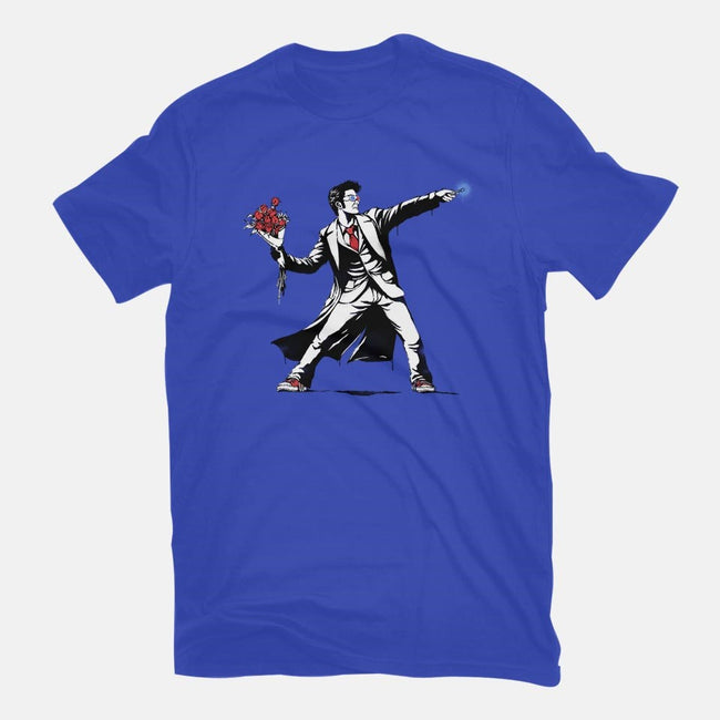 Banksy10-youth basic tee-Six Eyed Monster