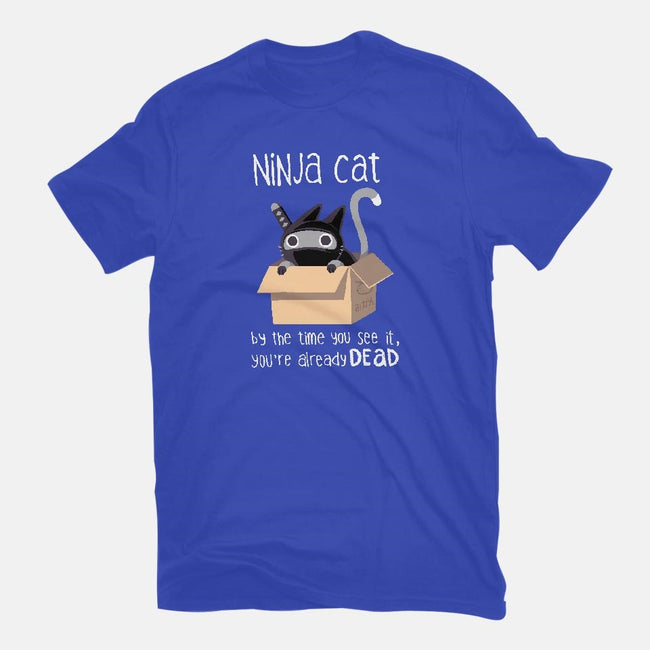 Ninja Cat-youth basic tee-BlancaVidal