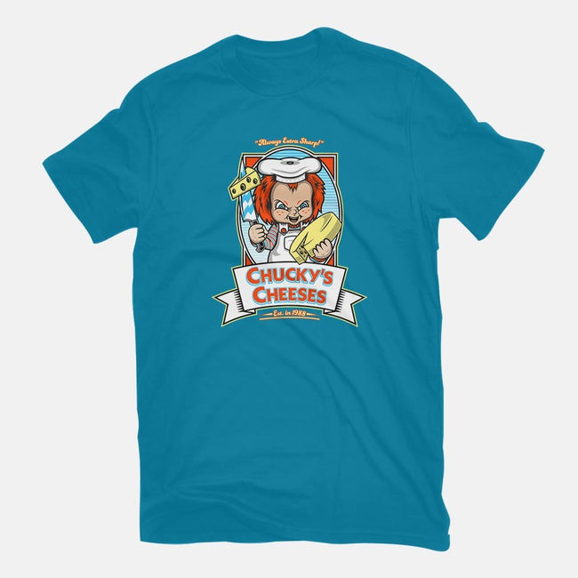 Chucky's Cheeses-mens basic tee-krusemark