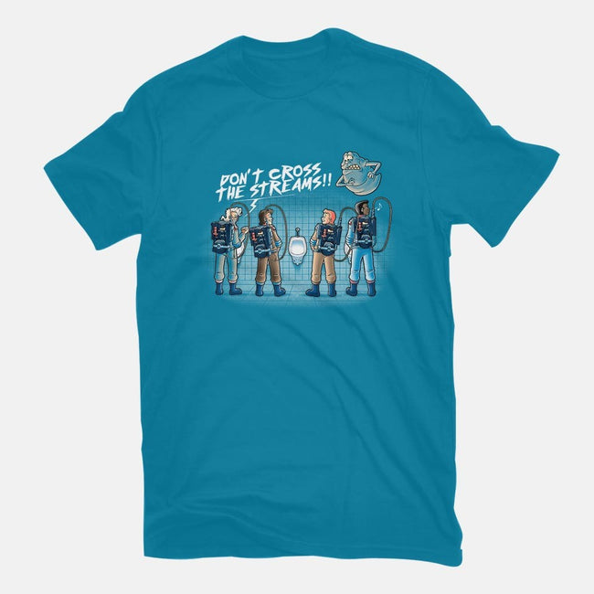 Don't Cross The Streams-womens fitted tee-trheewood