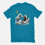 Great White off Amity-womens basic tee-ninjaink