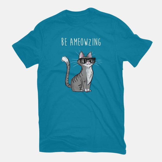 Be Ameowzing-womens basic tee-ursulalopez