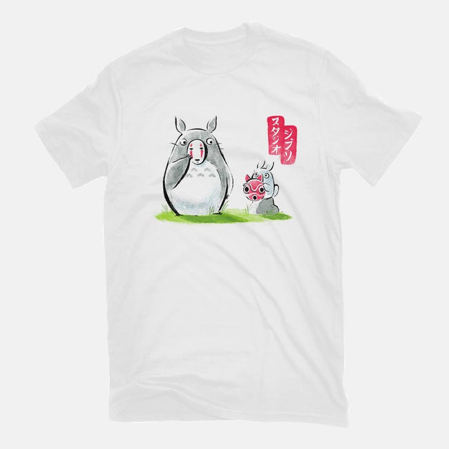 Ghibli Ink-mens basic tee-BlancaVidal