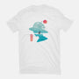 Good Day to Sail-womens fitted tee-kkdesign