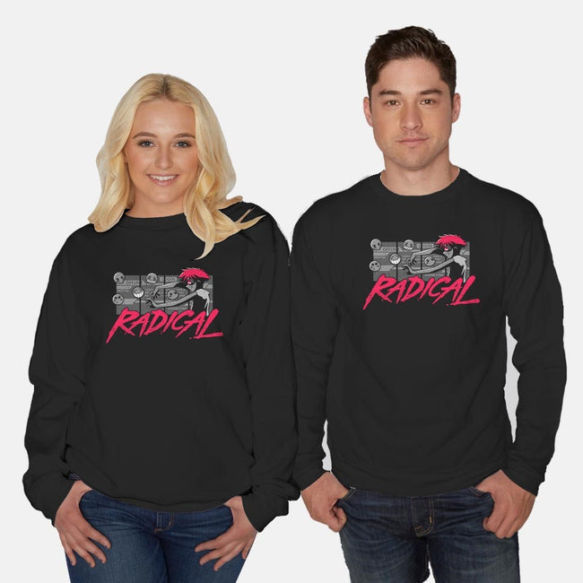 Radical Edward-unisex crew neck sweatshirt-adho1982