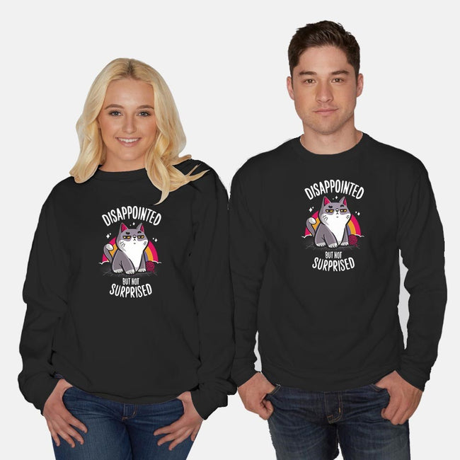 Disappointed but not Surprised-unisex crew neck sweatshirt-typhoonic