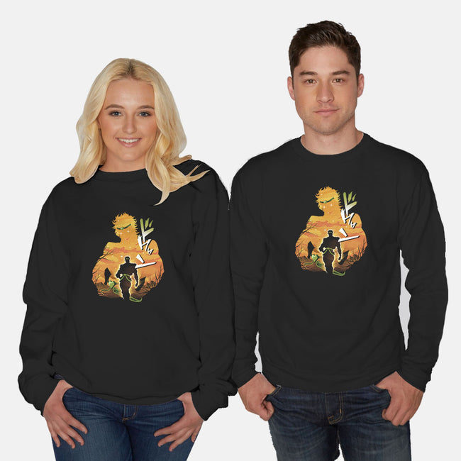 Star Adventure-unisex crew neck sweatshirt-dandingeroz