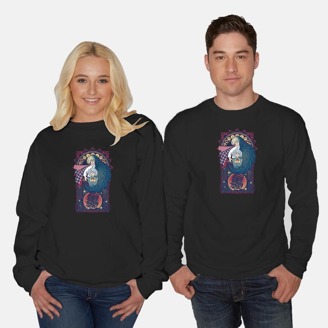 Art of a Moving Castle-unisex crew neck sweatshirt-Chocolateraisinfury