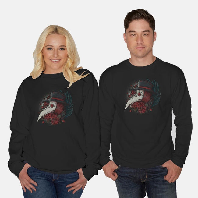 Plague Doctor-unisex crew neck sweatshirt-xMorfina