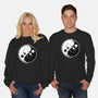 Yin Yang Mog-unisex crew neck sweatshirt-motoslave