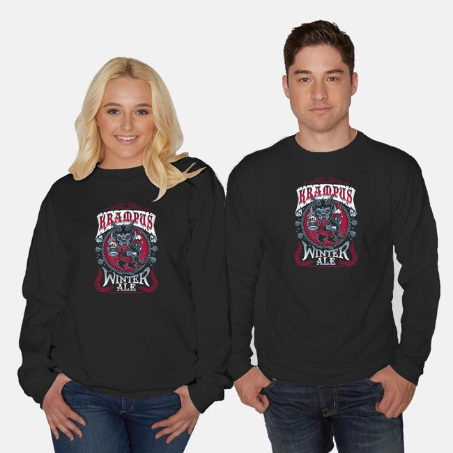 Krampus Winter Ale-unisex crew neck sweatshirt-Nemons