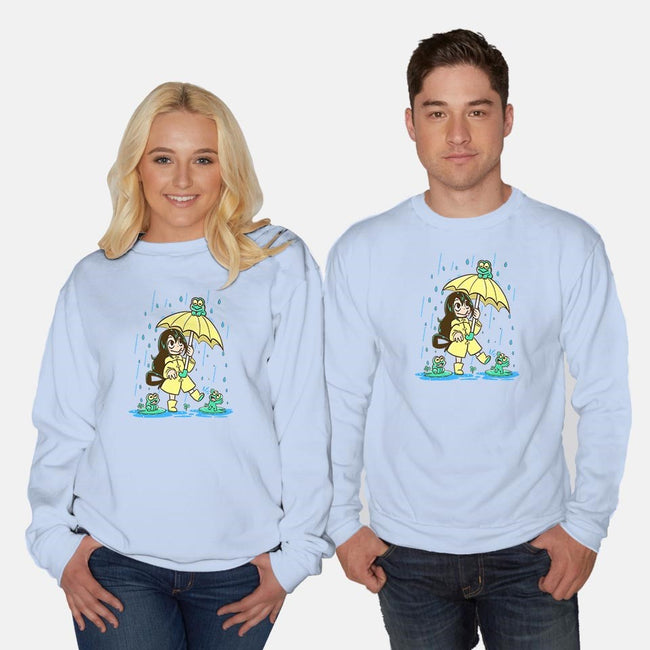 Best Frog Girl-unisex crew neck sweatshirt-TechraNova