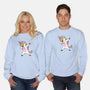 Dabbing Unicorn-unisex crew neck sweatshirt-vomaria
