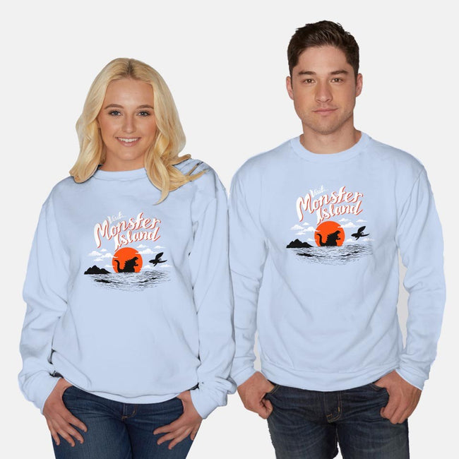 Monster Island-unisex crew neck sweatshirt-AustinJames
