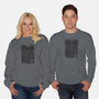 Rain, Tea, & Books-unisex crew neck sweatshirt-MedusaD