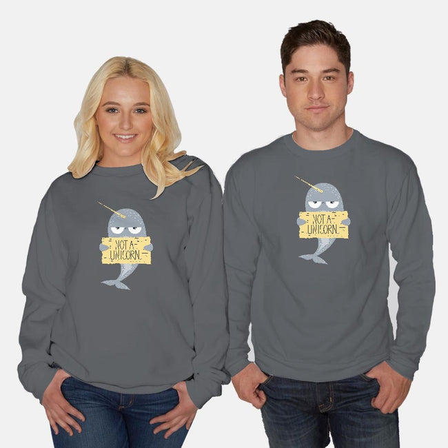Not A Unicorn-unisex crew neck sweatshirt-PolySciGuy