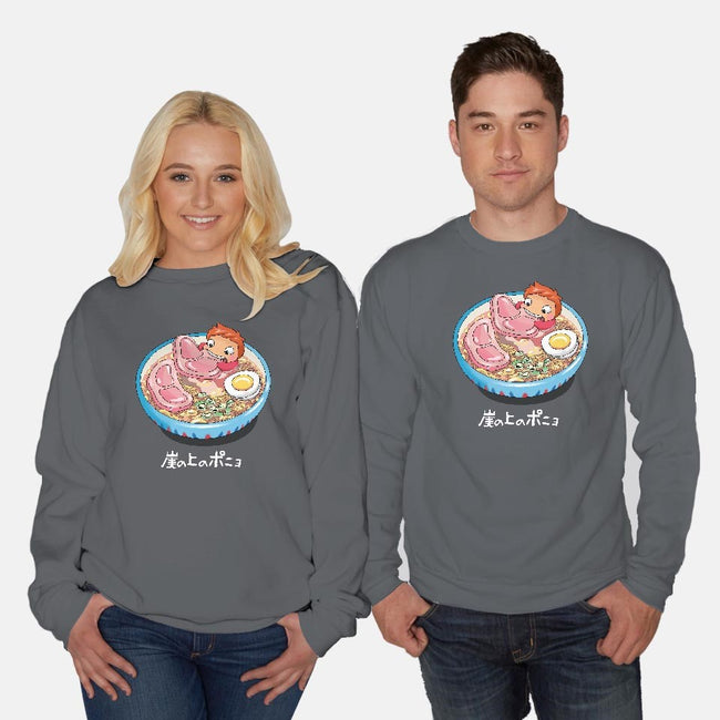 Noodle Swim-unisex crew neck sweatshirt-vp021