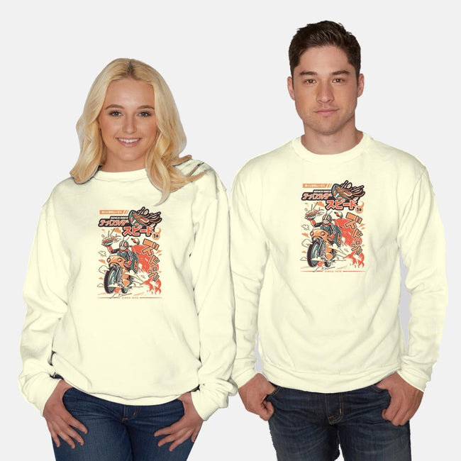 Ramen Rider-unisex crew neck sweatshirt-ilustrata