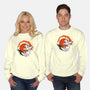 White Wolf Goddess-unisex crew neck sweatshirt-TechraNova