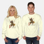 Samurai Donatello-unisex crew neck sweatshirt-ChetArt