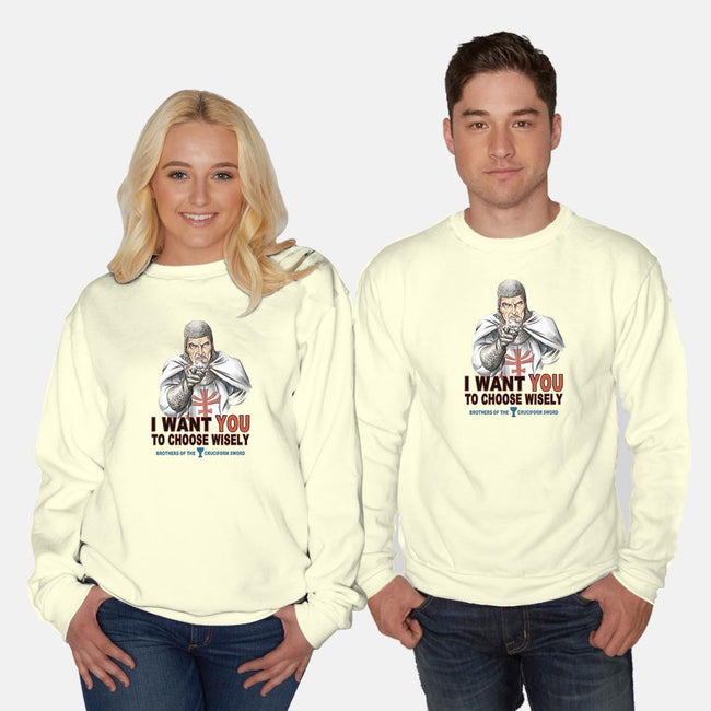 Choose Wisely-unisex crew neck sweatshirt-saqman