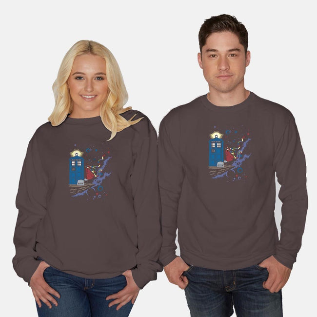Who's Space-unisex crew neck sweatshirt-kal5000