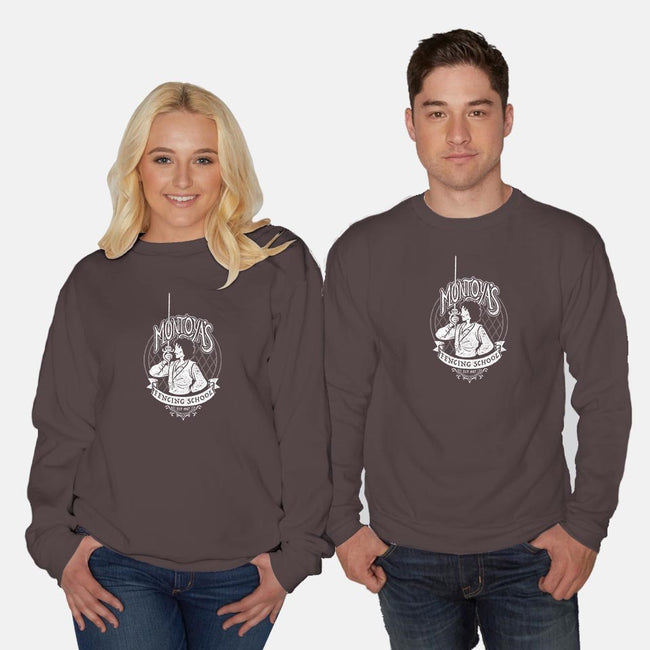 Fencing School-unisex crew neck sweatshirt-Kat_Haynes
