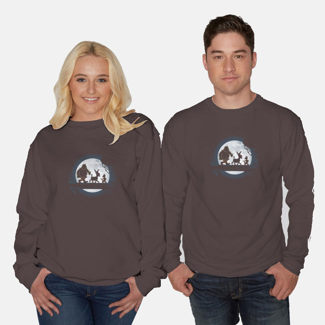 Moonlight Motto-unisex crew neck sweatshirt-jasesa