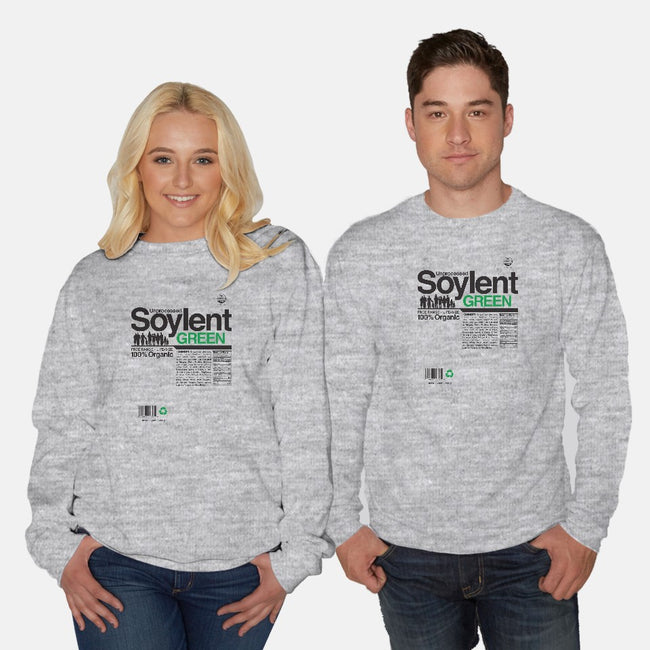 Unprocessed Soylent Green-unisex crew neck sweatshirt-Captain Ribman