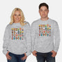 Delightfully Cute Little Heroes-unisex crew neck sweatshirt-mattkaufenberg