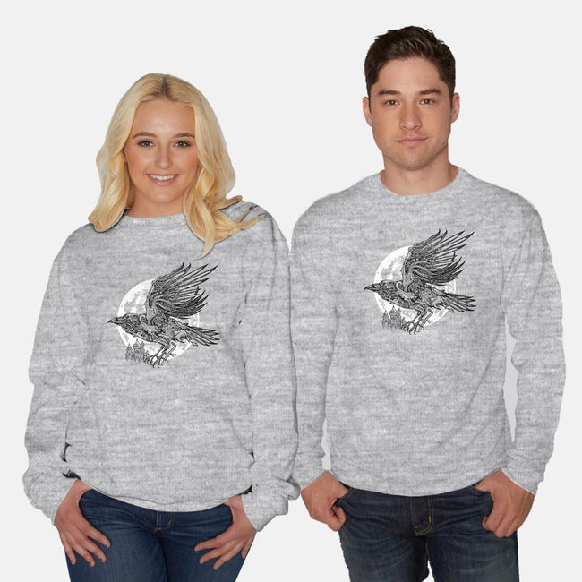 Send a Raven-unisex crew neck sweatshirt-Jonito