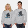 Alien Eats Alien-unisex crew neck sweatshirt-Letter_Q