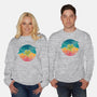 Aquatic Rainbow-unisex crew neck sweatshirt-Waynem