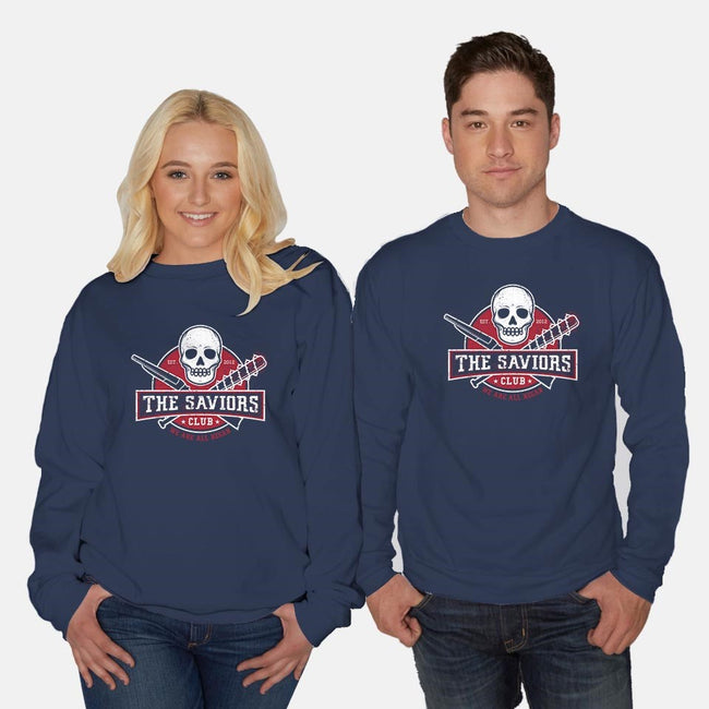 The Saviors Club-unisex crew neck sweatshirt-paulagarcia