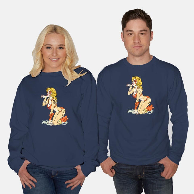 Cat Got Your Tongue-unisex crew neck sweatshirt-Chris Wahl