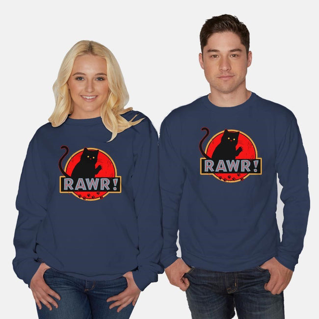 RAWR-unisex crew neck sweatshirt-Crumblin' Cookie